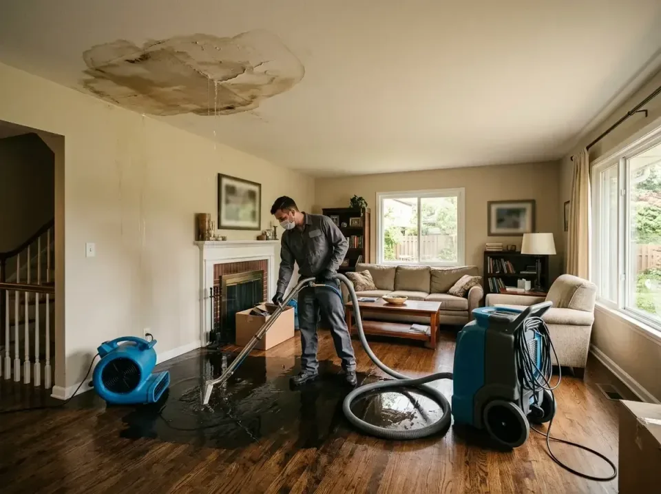 attic-pipe-burst-ceiling-drip-008 — frequently asked questions, Water Damage Restoration & Carpet Care in Kenilworth, IL